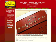 Tablet Screenshot of 5thquarterpizza.com